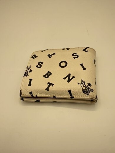商品画像：2つ折り財布/レザー/WHT/メンズ// 2