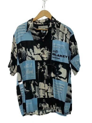 商品画像：半袖シャツ/XL/レーヨン/BLU// 1