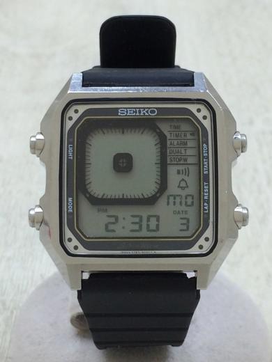 画像：SEIKOデジボーグ/Silver Wave/ベルト非純正品/G757-5030/クォーツ腕時計/1