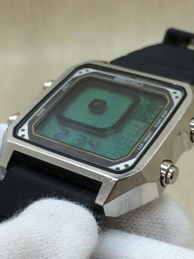 画像：SEIKOデジボーグ/Silver Wave/ベルト非純正品/G757-5030/クォーツ腕時計/7