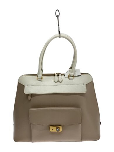 商品画像：ハンドバッグ/レザー/PNK/無地/1620196352/内側汚れ有 1