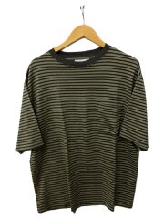 Tシャツ/1/コットン/GRN/ボーダー/M23A-15CS01B
