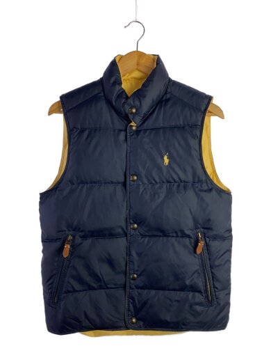 商品画像：ダウンベスト/S/ポリエステル/NVY/無地 1