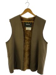 ライナーベスト/フリースベスト/38/アクリル/BRW/無地/A297