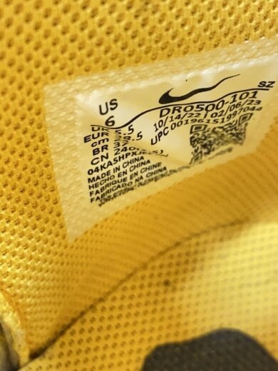 商品画像：OFF-WHITE X AIR FORCE 1 MID_オフホワイト X エアフォース 1 ミッド/24cm/YLW 5