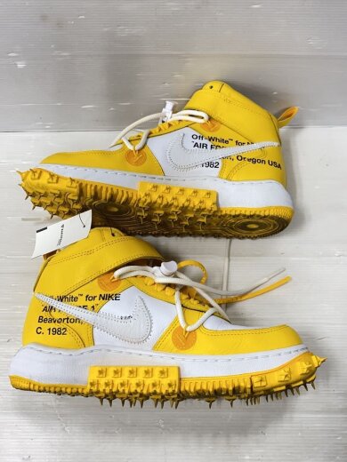 商品画像：OFF-WHITE X AIR FORCE 1 MID_オフホワイト X エアフォース 1 ミッド/24cm/YLW 8
