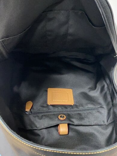 商品画像：リュック/レザー/BLK/無地/F59018 6