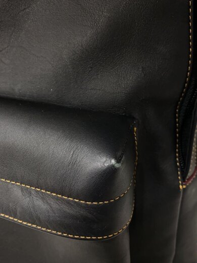 商品画像：リュック/レザー/BLK/無地/F59018 7