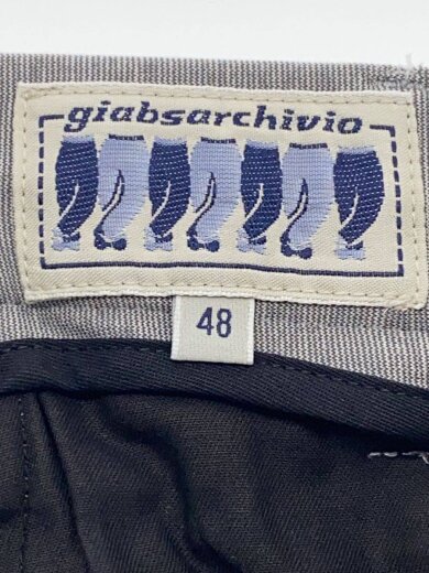 画像：giab’s ARCHIVIOMASACCIO/ボトム/48/コットン/GRY/無地/A35735