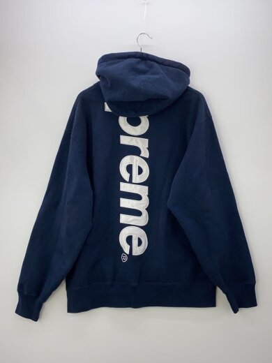 商品画像：23FW/Satin Applique Hooded Sweatshirt/パーカー/XL/コットン/NVY 2