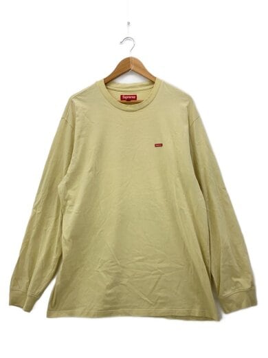 商品画像：Small Box Logo L/S Tee/長袖Tシャツ/XL/コットン/IVO/無地 1