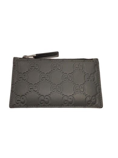 商品画像：カードケース/レザー/GRY/総柄/メンズ 1