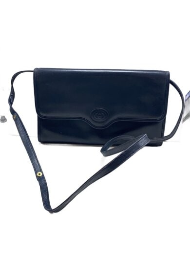 商品画像：ショルダーバッグ/レザー/BLK/無地 1