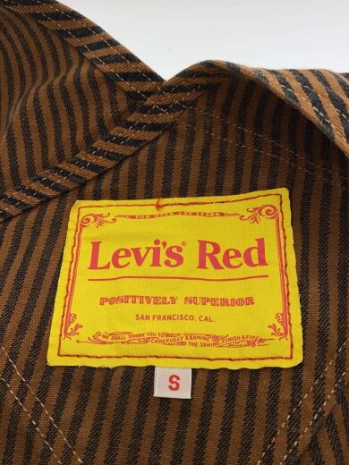 商品画像：オーバーオール/S/デニム/BRW/ストライプ/A0136-0001// 4