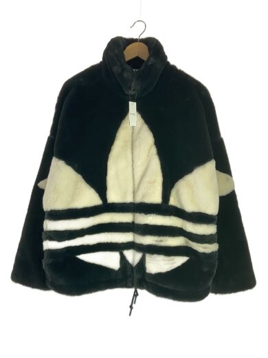 商品画像：フリースジャケット/L/ポリエステル/BLK/無地/HC0323 1