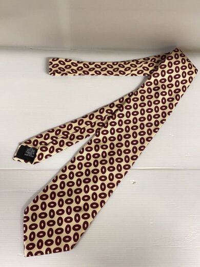 商品画像：ネクタイ/シルク/BEG/総柄/メンズ 3