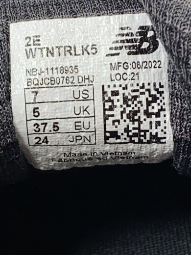 商品画像：ローカットスニーカー/24cm/BLK/WTNTRLK5 5