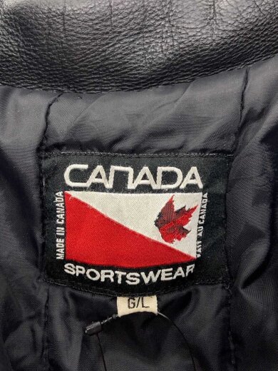 商品画像：CANADA SPORTWEAR/レザー切替/スタジャン/L/ウール/BLK// 3