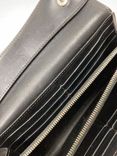 商品画像：長財布/レザー/BLK/メンズ/WAVE/染み、傷有 6