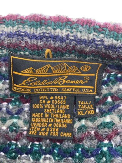 商品画像：ニット・セーター(厚手)/XL/--/GRN/無地 3