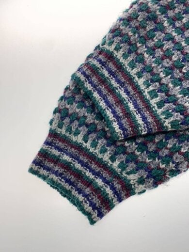 商品画像：ニット・セーター(厚手)/XL/--/GRN/無地 4