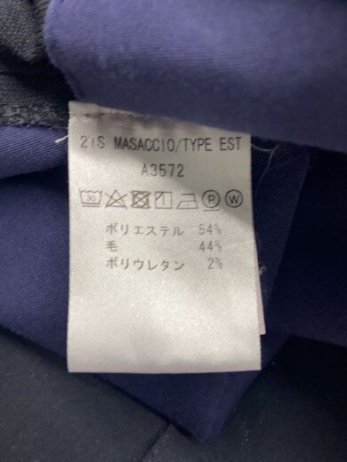 商品画像：MASACCIO/TYPE EST/ストレートパンツ/44/ポリエステル/NVY/A3572 5
