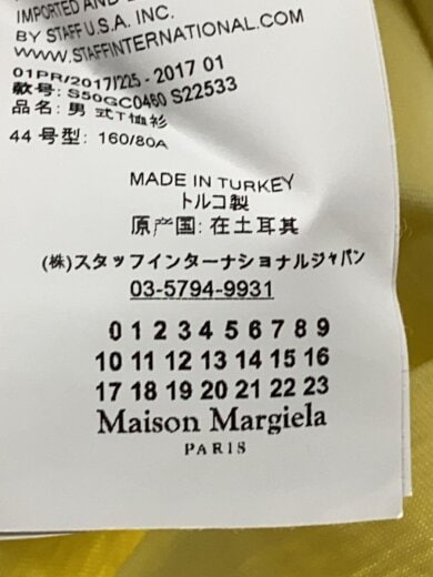 商品画像：Tシャツ/44/コットン/YLW/無地/S50GC0460 S22533// 3