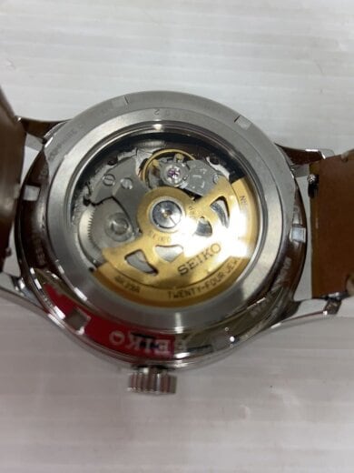 商品画像：PRESAGE/自動巻腕時計/アナログ/レザー/NVY/CML/4R39-00W0 3
