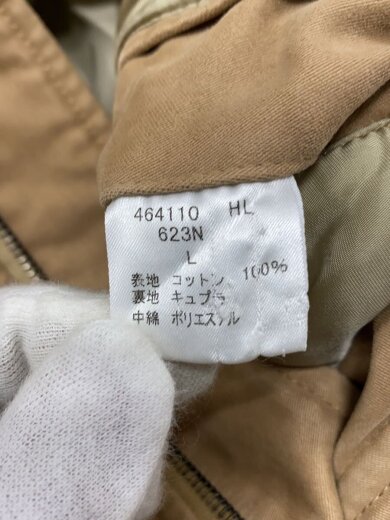 商品画像：フード付ジャケット/L/コットン/BEG/464110/色褪せ・汚れ・ファスナー下部破れ有 5