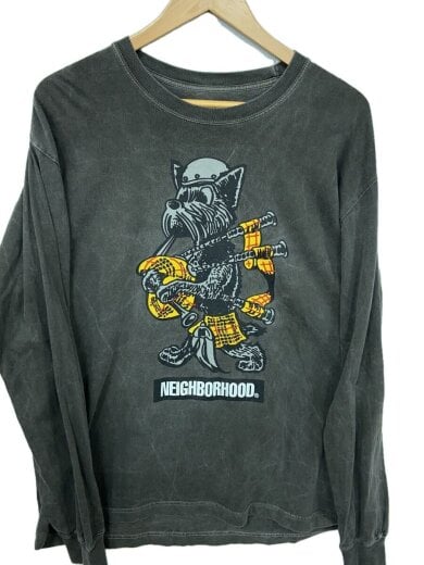 商品画像：長袖Tシャツ/M/コットン/GRY/プリント/NH.TEE LS-17 1