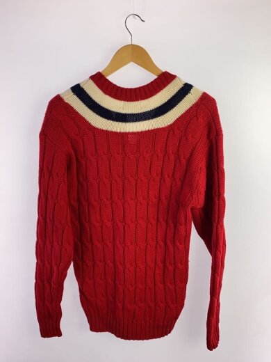 商品画像：ニット・セーター(厚手)/M/ウール/RED 2