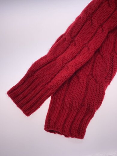 商品画像：ニット・セーター(厚手)/M/ウール/RED 5