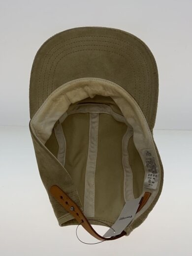 商品画像：ワークキャップ/--/豚革/BEG/is-c-pjc/PIG JET CAP 4