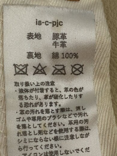 商品画像：ワークキャップ/--/豚革/BEG/is-c-pjc/PIG JET CAP 6