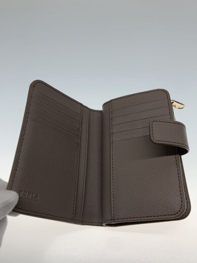 商品画像：2つ折り財布/レザー/GRY/RITZY M COMPACT WALLET// 4