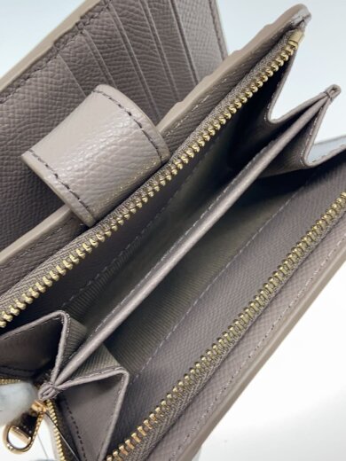 商品画像：2つ折り財布/レザー/GRY/RITZY M COMPACT WALLET// 5