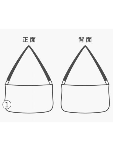 商品画像：トートバッグ/キャンバス/NVY/NAKED TOTE BAG(S)/持ち手・角色褪せ 8