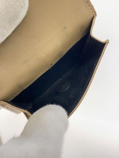 商品画像：3つ折り財布/レザー/BEG/レディース 5