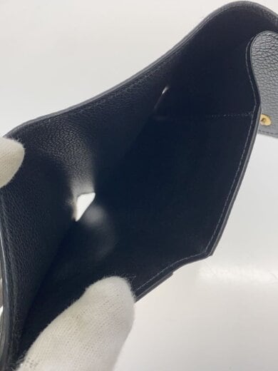 画像：LOUIS VUITTONポルト・フォイユ・ヴィクトリーヌ_モノグラム・アンプラント/レザー/BLK/総柄/レディース6