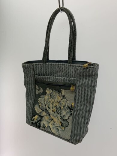 商品画像：トートバッグ/ポリエステル/GRY/花柄// 2