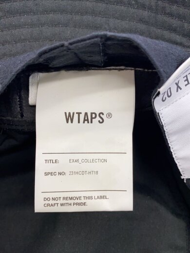 商品画像：バケットハット/--/コットン/BLK/無地/メンズ/231HCDT-HT18 6