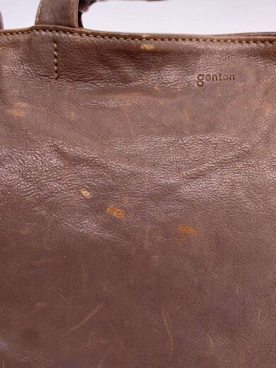 商品画像：トートバッグ/レザー/BRW 8