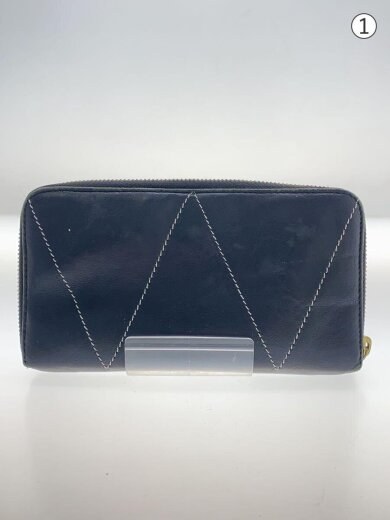 商品画像：2つ折り財布/レザー/BLK/無地/レディース/01-21-97 2