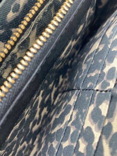 商品画像：2つ折り財布/レザー/BLK/無地/レディース/01-21-97 6