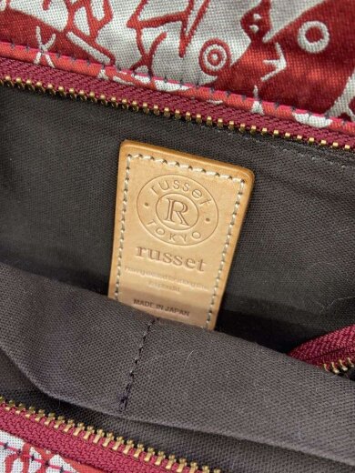 商品画像：ハンドバッグ/--/RED/総柄 5