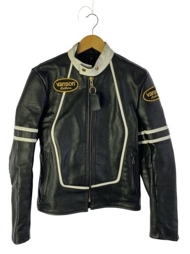 商品画像：シングルライダースジャケット/36/レザー/BLK/9RJV 1