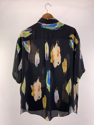 商品画像：半袖シャツ/2/ポリエステル/BLK/総柄/112302063 2