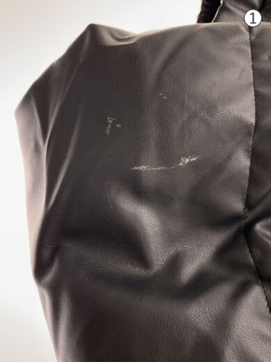 商品画像：ダウンジャケット/XL/フェイクレザー/BLK/無地/8325-199-1513 7