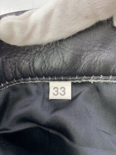 商品画像：ボトム/33/レザー/BLK/無地 5