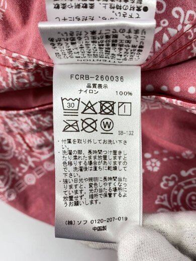 商品画像：ナイロンジャケット/XL/ナイロン/RED/総柄/FCRB-6181025 5